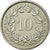 Moneta, Szwajcaria, 10 Rappen, 1979, Bern, MS(65-70), Miedź-Nikiel, KM:27
