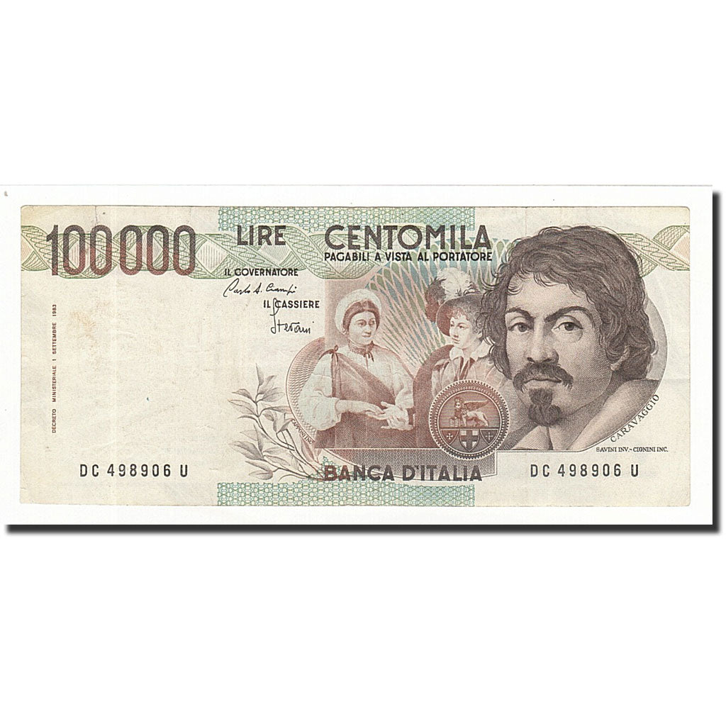 Banknote, Italy, 100,000 Lire, 1983-09-01, KM:110a, EF(40-45)