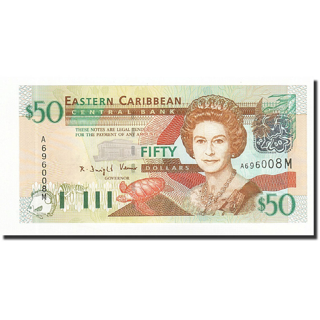Banknote, East Caribbean States, 50 Dollars, Undated (2003), KM:45m, UNC(65-70)
