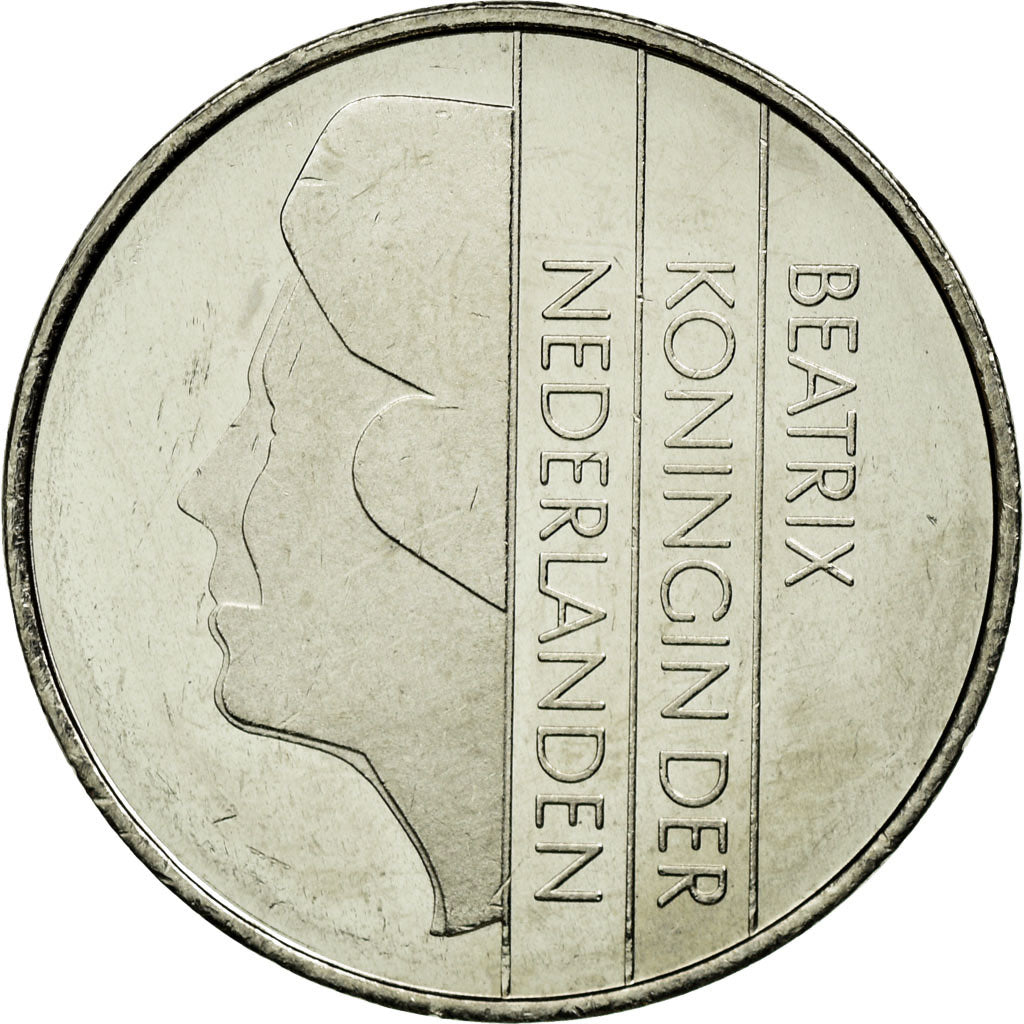 Münze, Niederlande, Beatrix, 2-1/2 Gulden, 1984, UNZ, Nickel, KM:206