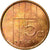 Moneda, Países Bajos, Beatrix, 5 Cents, 1984, SC, Bronce, KM:202