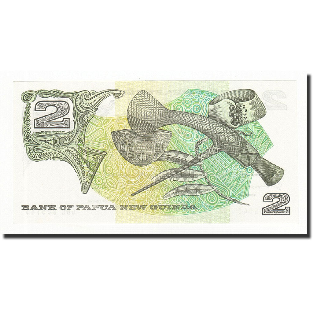 Banknote, Papua New Guinea, 2 Kina, Undated (1975), KM:1a, UNC(65-70)