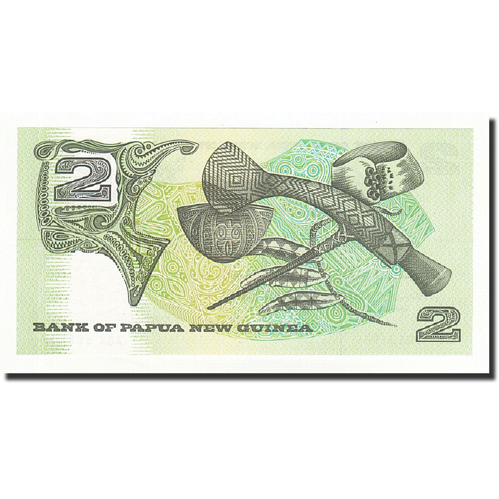 Banknot, Papua Nowa Gwinea, 2 Kina, Undated (1992), KM:12a, UNC(65-70)