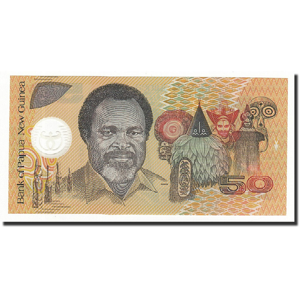 Banknot, Papua Nowa Gwinea, 50 Kina, 1999, KM:18a, UNC(65-70)