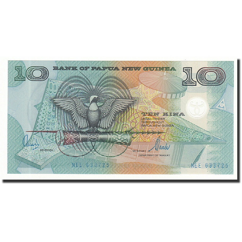 Billet, Papua New Guinea, 10 Kina, 2002, KM:26b, NEUF