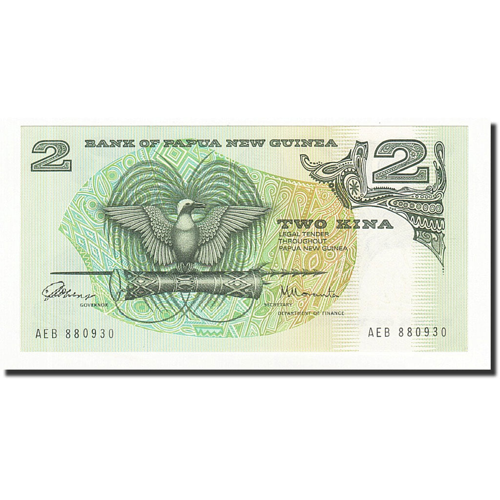 Billet, Papua New Guinea, 2 Kina, undated (1981), KM:5a, NEUF