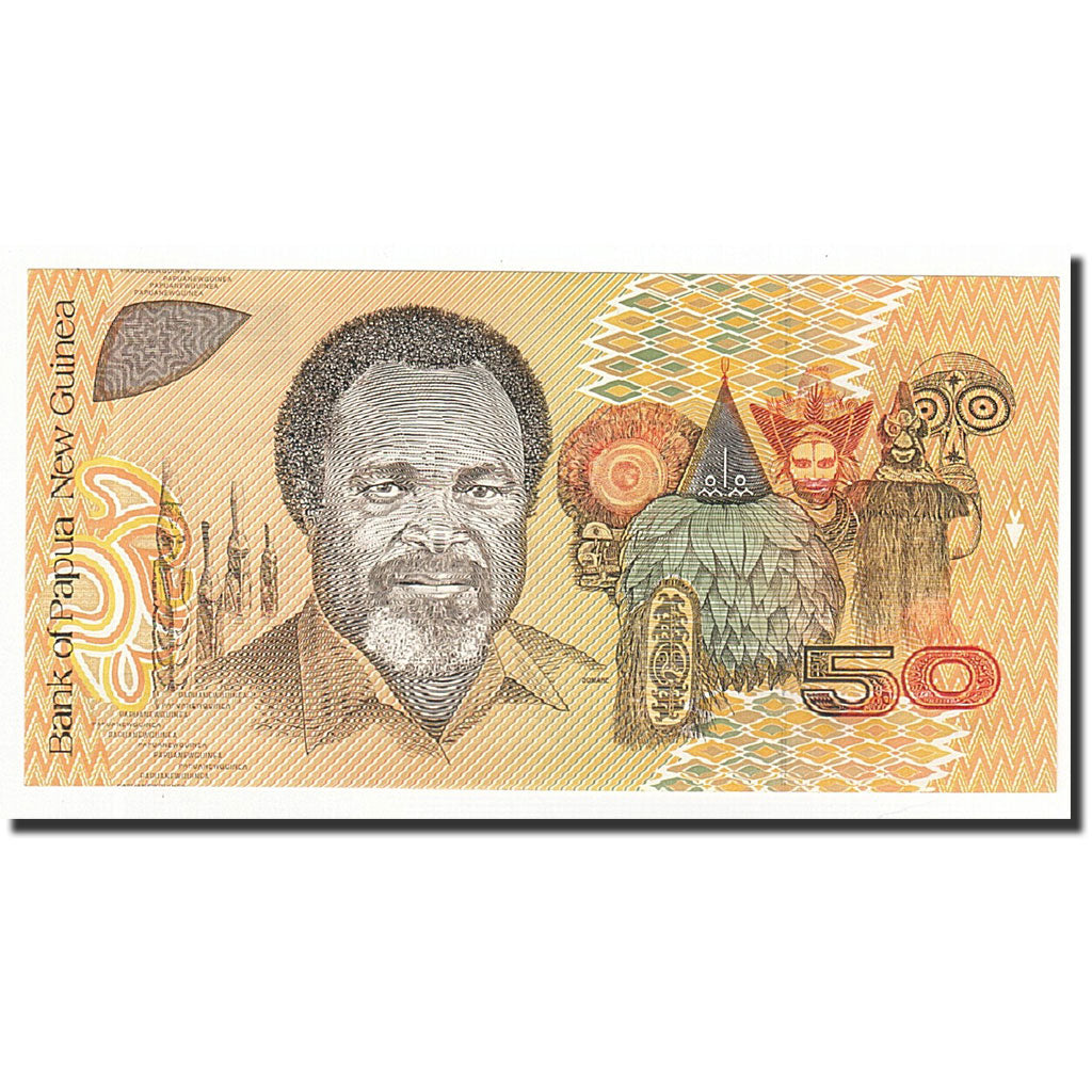 Banknote, Papua New Guinea, 50 Kina, Undated (1989), KM:11a, UNC(65-70)