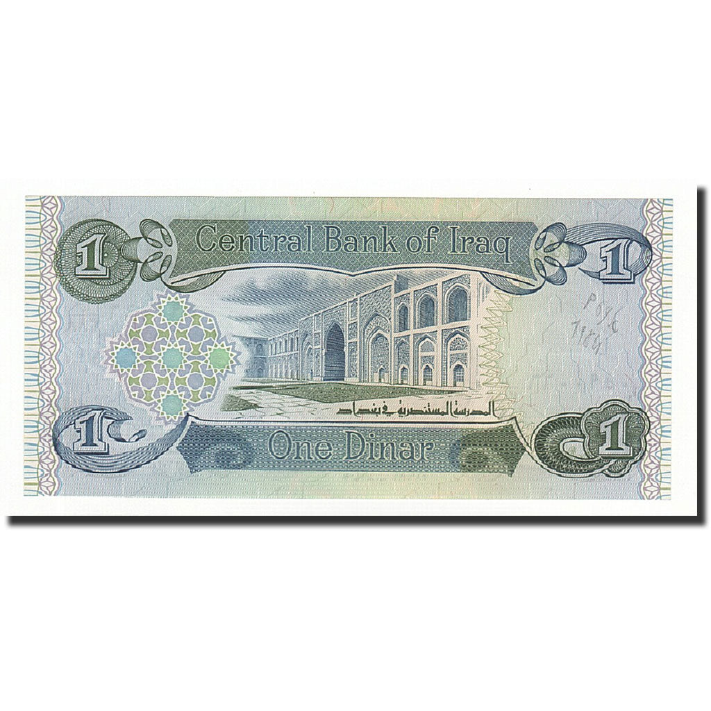 Banknote, Iraq, 1 Dinar, 1979, KM:69a, UNC(65-70)