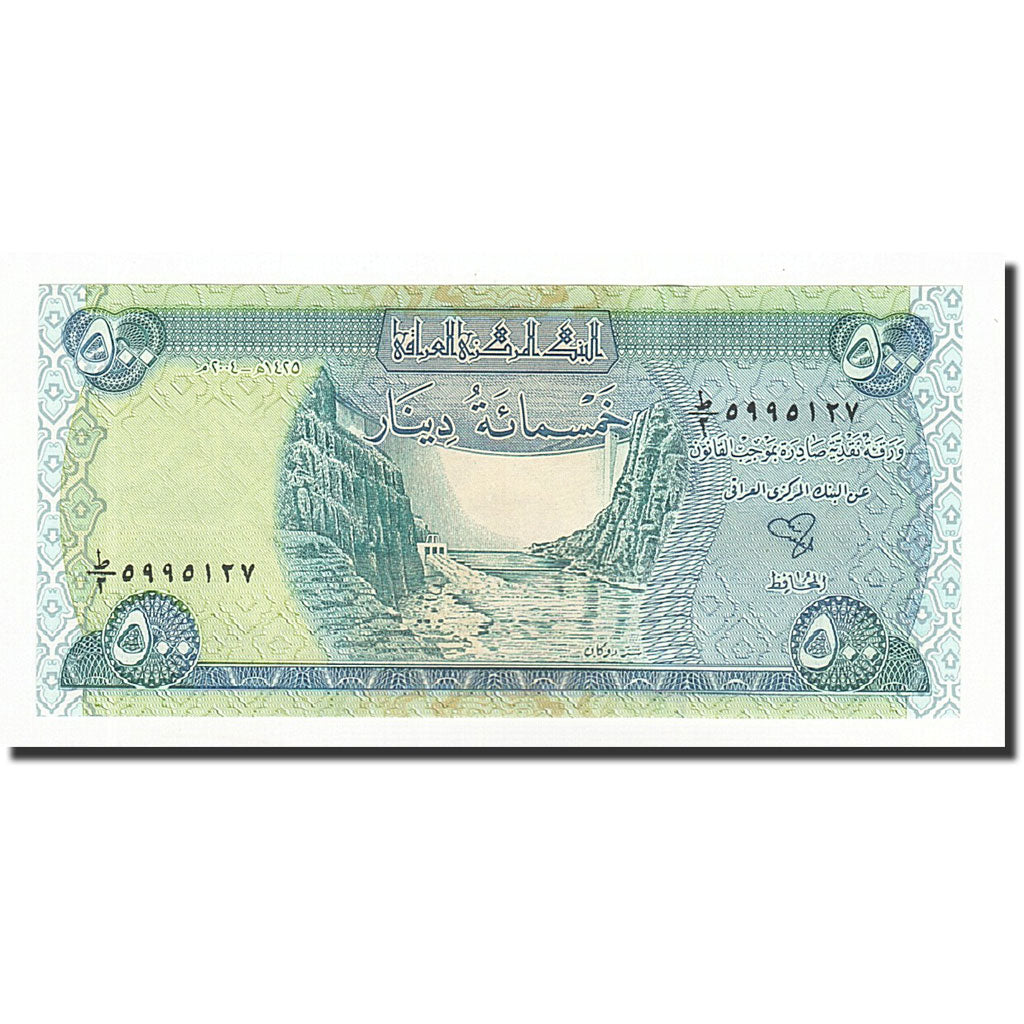 Geldschein, Irak, 500 Dinars, 2004, KM:92, UNZ