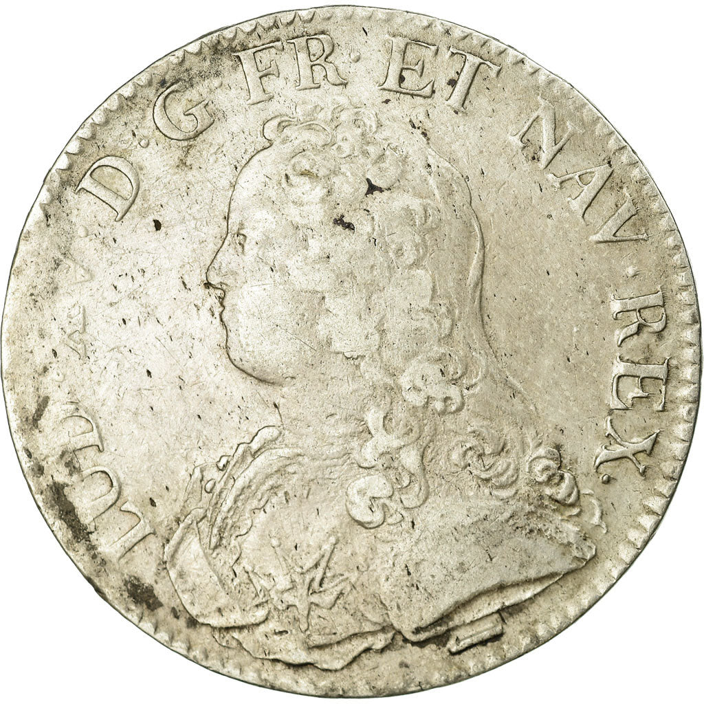 Coin, France, Louis XV, Écu aux branches d'olivier, Ecu, 1727, Lille