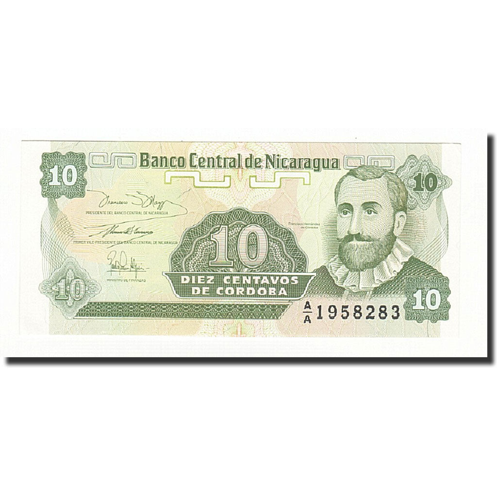 Banknote, Nicaragua, 10 Centavos, Undated (1991), KM:169a, UNC(64)