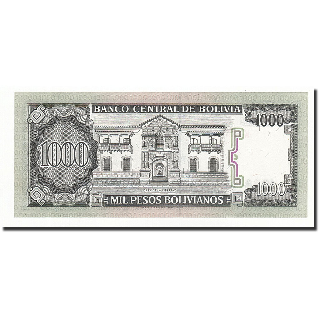 Geldschein, Bolivien, 1000 Pesos Bolivianos, 1982-06-25, KM:167a, UNZ-