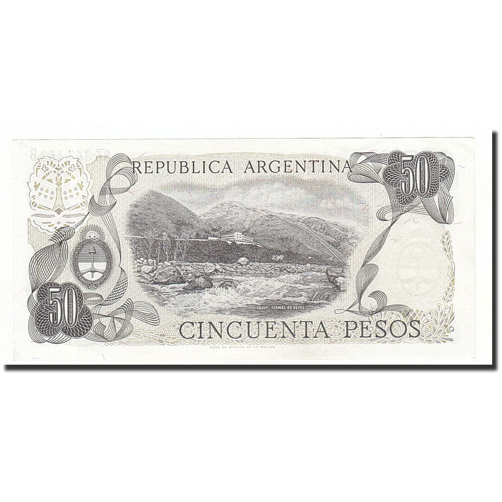 Banknote, Argentina, 50 Pesos, Undated (1976-78), KM:301b, UNC(63)