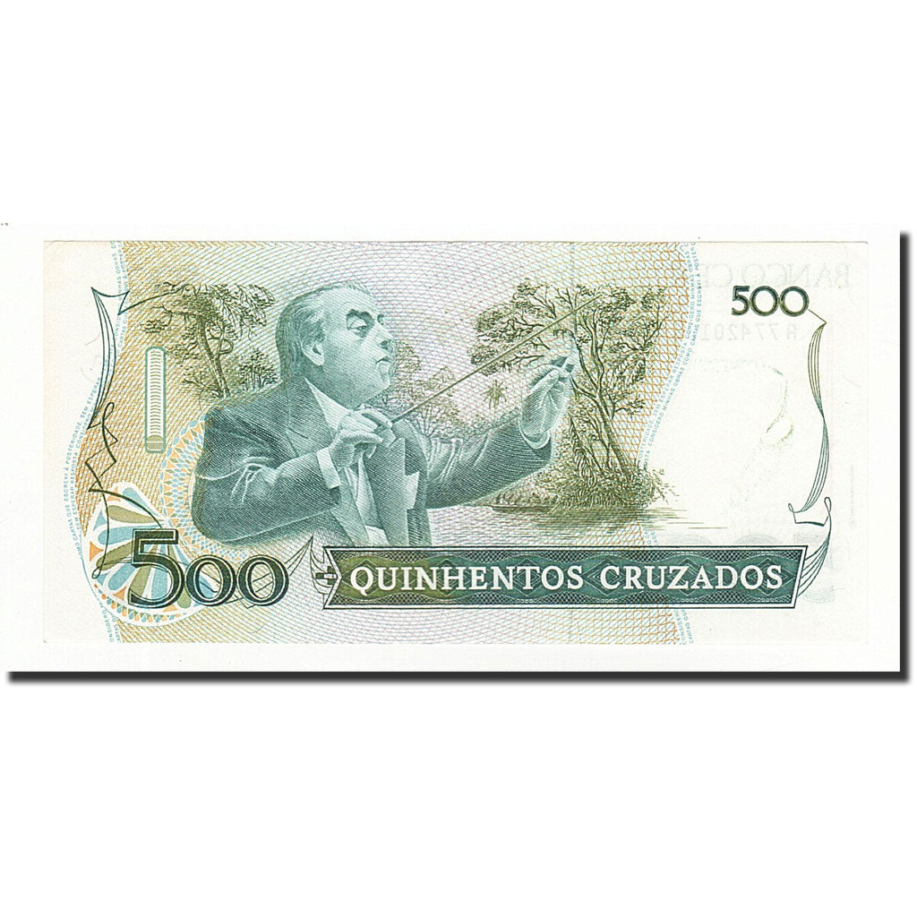 Banknote, Brazil, 500 Cruzados, Undated (1986), KM:212d, UNC(63)