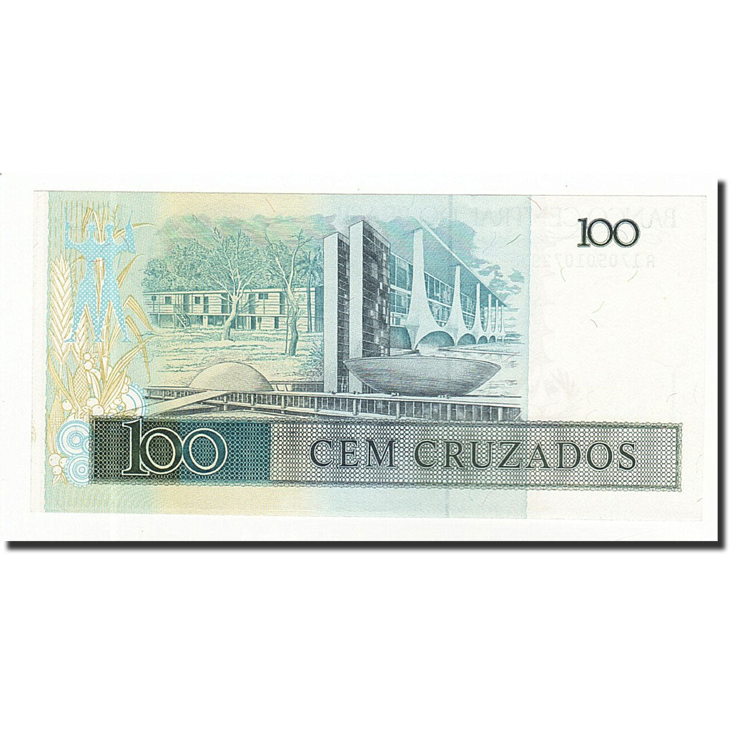 Banknote, Brazil, 100 Cruzados, Undated (1986-88), KM:211c, UNC(65-70)