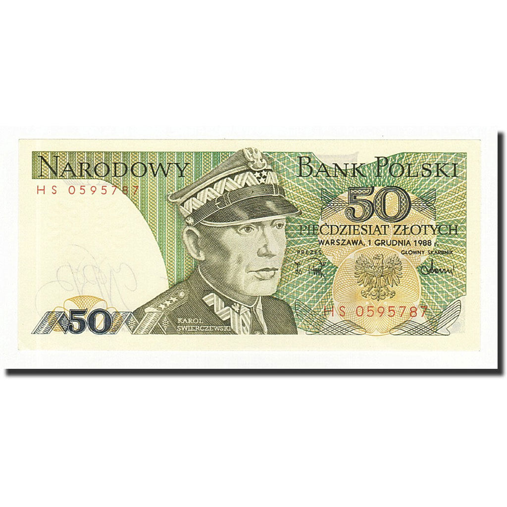 Banknote, Poland, 50 Zlotych, 1988-12-01, KM:142c, UNC(63)