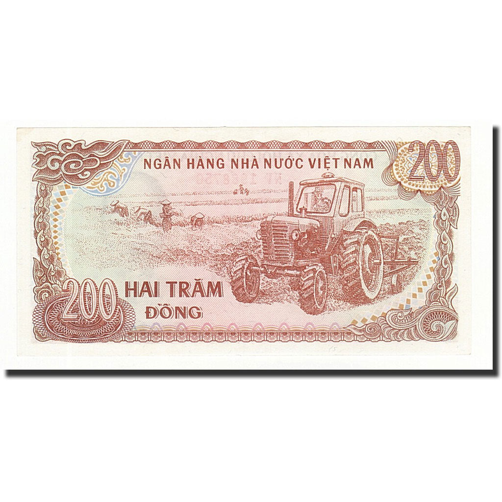 Banknot, Wietnam, 200 D<ox>ng, 1987, KM:100a, UNC(63)