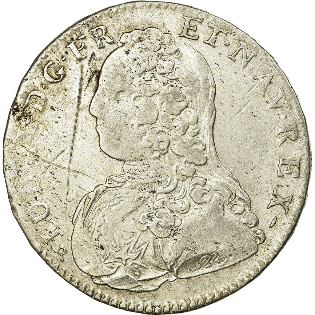 Moneta, Francja, Louis XV, 1/2 Écu aux branches d'olivier, 1/2 ECU, 44 Sols
