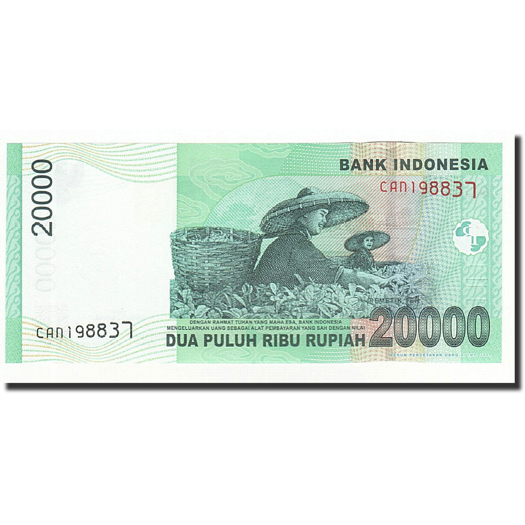 Banknote, Indonesia, 20,000 Rupiah, 2004, KM:144a, UNC(65-70)
