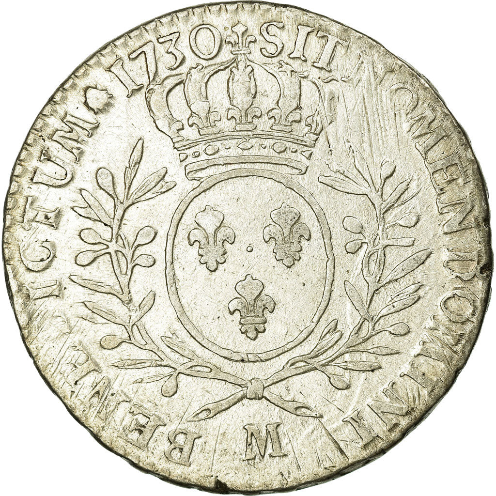 Moneta, Francia, Louis XV, 1/2 Écu aux branches d'olivier, 1/2 ECU, 44 Sols