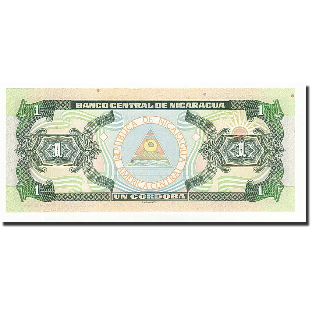 Banknote, Nicaragua, 1 Cordoba, 1995, KM:179, UNC(65-70)