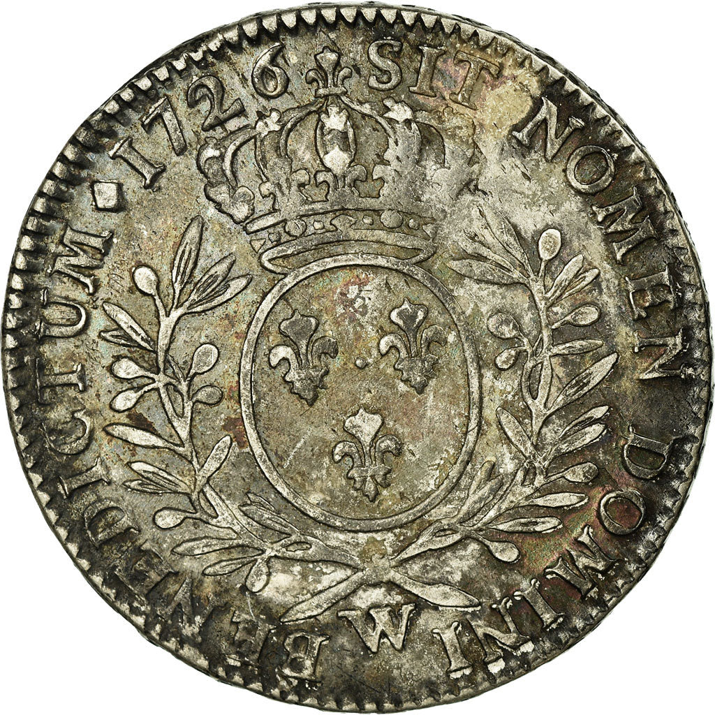 Moneta, Francia, Louis XV, 1/2 Écu aux branches d'olivier, 1/2 ECU, 44 Sols