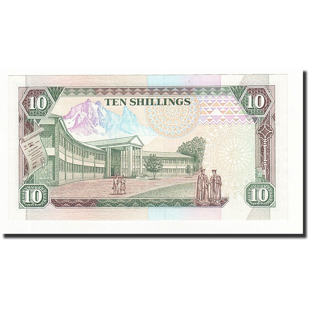 Banknote, Kenya, 10 Shillings, 1993-07-01, KM:24e, UNC(65-70)