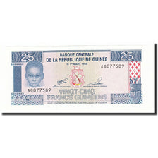 Banknote, Guinea, 25 Francs, 1985, KM:28a, UNC(65-70)