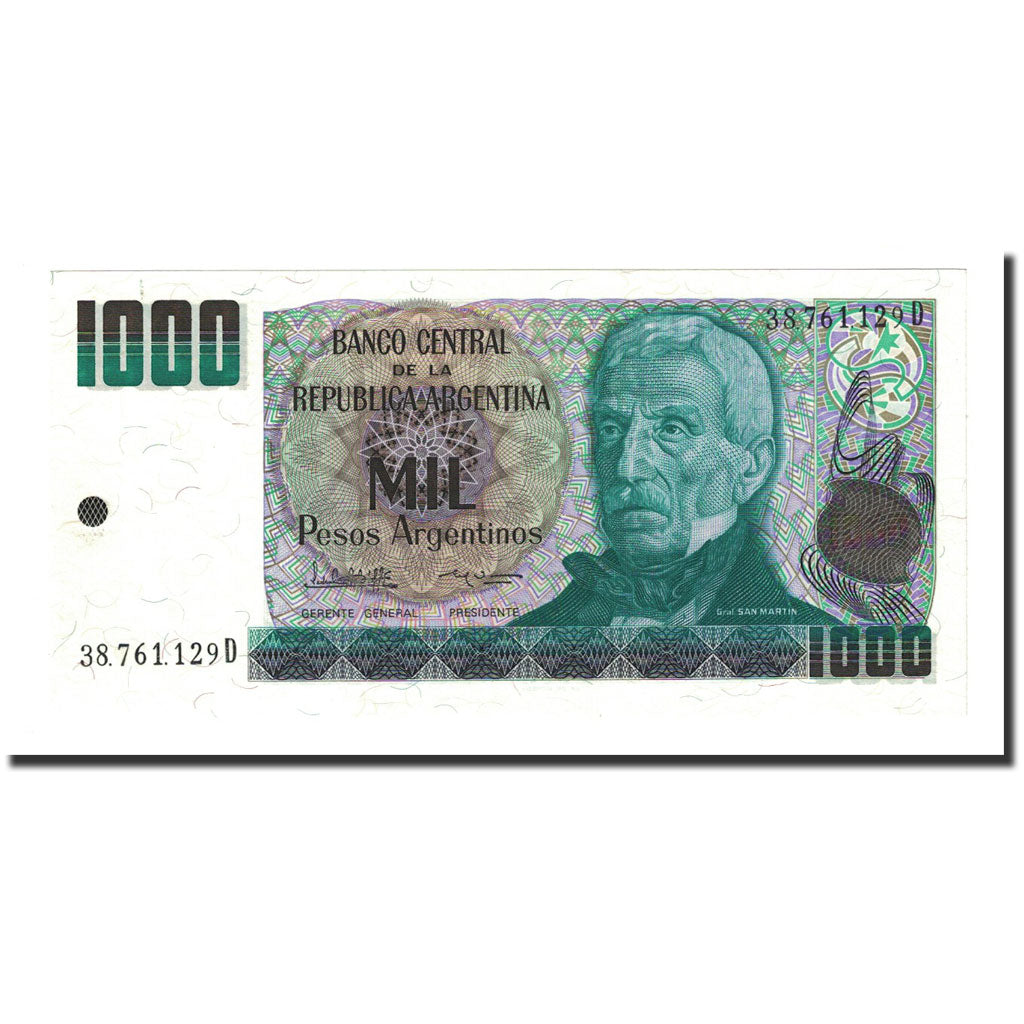 Billete, 1000 Pesos Argentinos, UNDATED (1984), Argentina, KM:317b, UNC