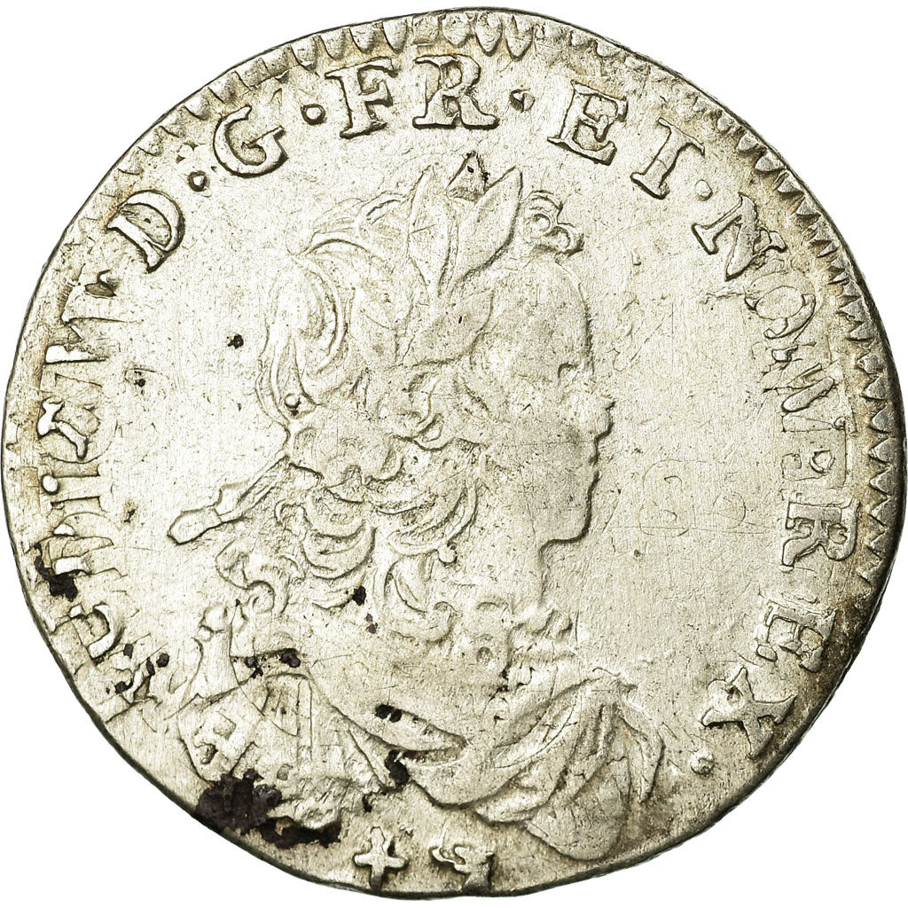 Moneta, Francia, Louis XV, 1/6 Écu de France, 20 Sols, 1/6 ECU, 1722, Orléans