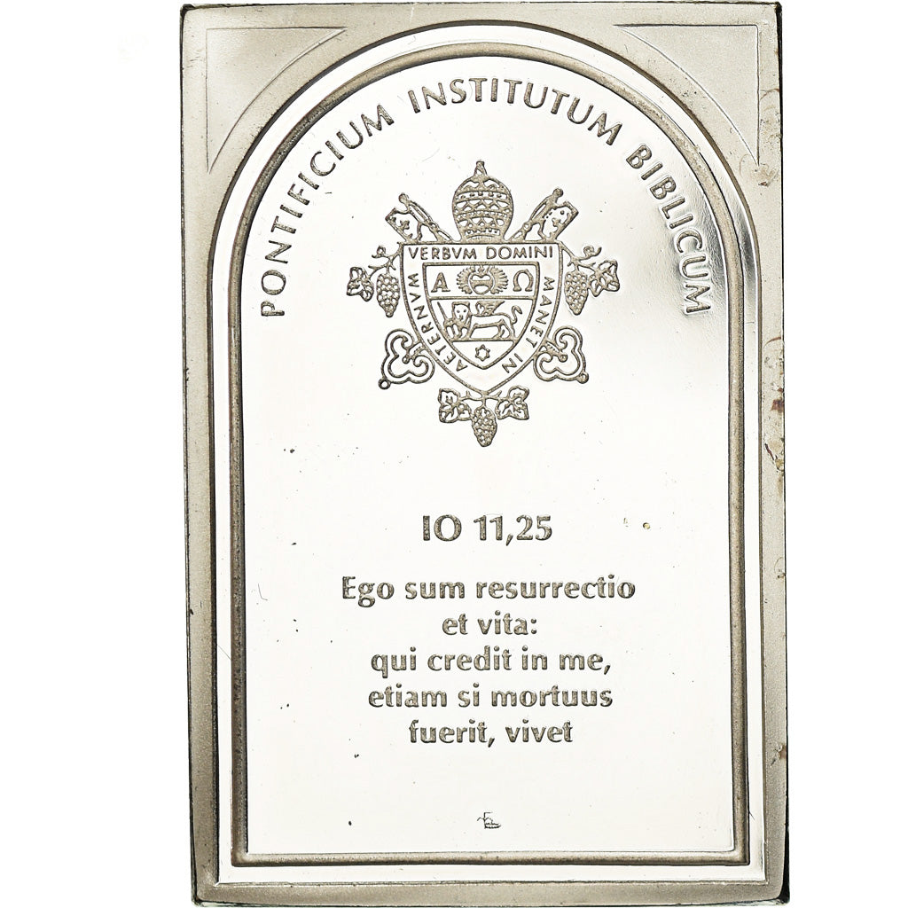 Vatican, Medal, Institut Biblique Pontifical, Jean 11:25, Religions & beliefs