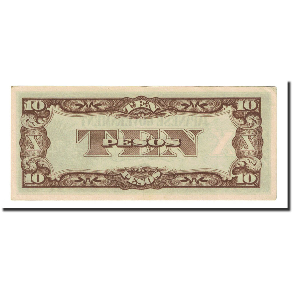 Geldschein, Philippinen, 10 Pesos, Undated (1942), KM:108b, VZ