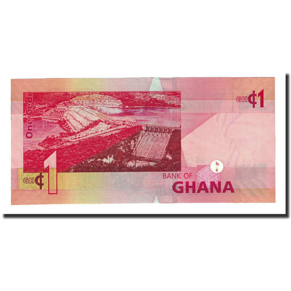 Banconote, Ghana, 1 Cedi, KM:37a, 2007-07-01, FDS