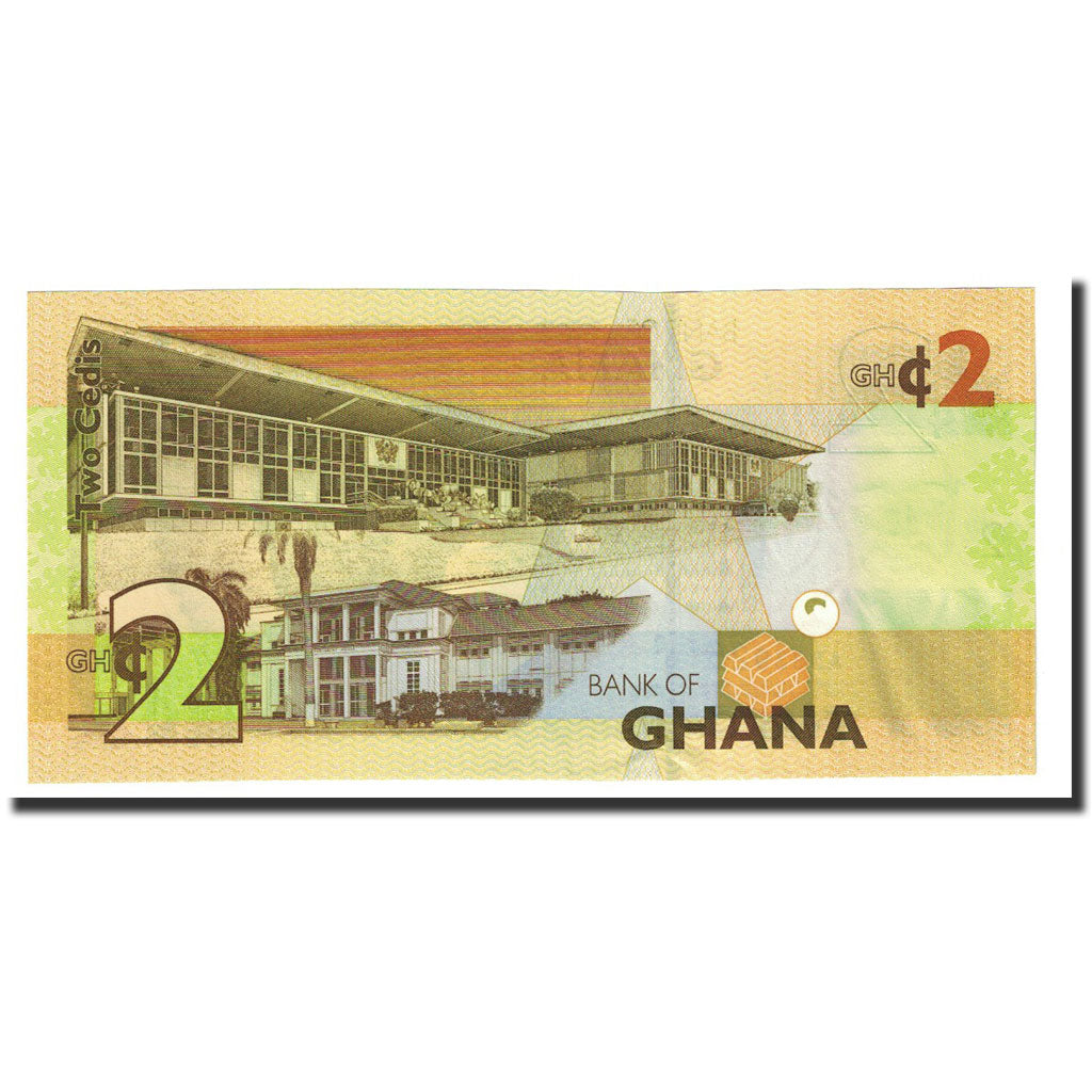Banconote, Ghana, 2 Cedis, KM:37a, 2010-03-06, FDS