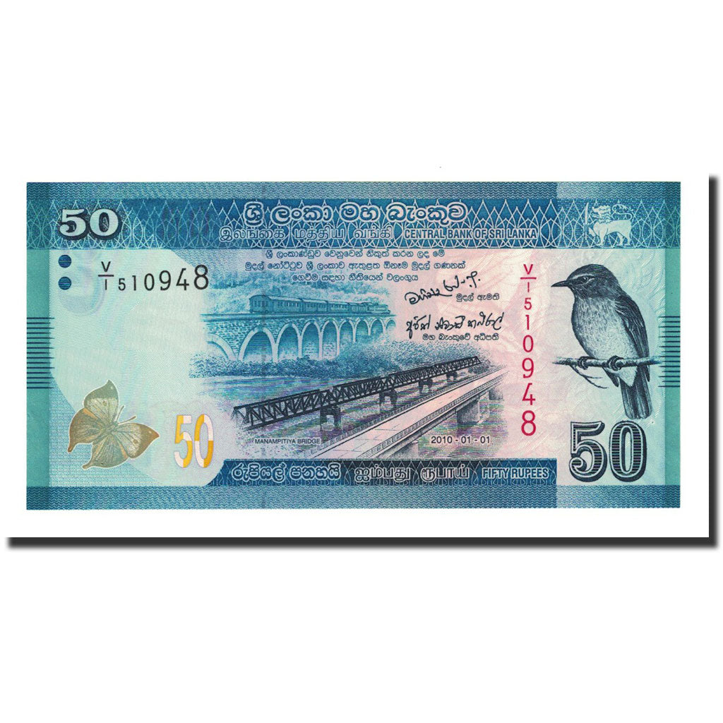 Geldschein, Sri Lanka, 50 Rupees, 2010-01-01, KM:124a, UNZ