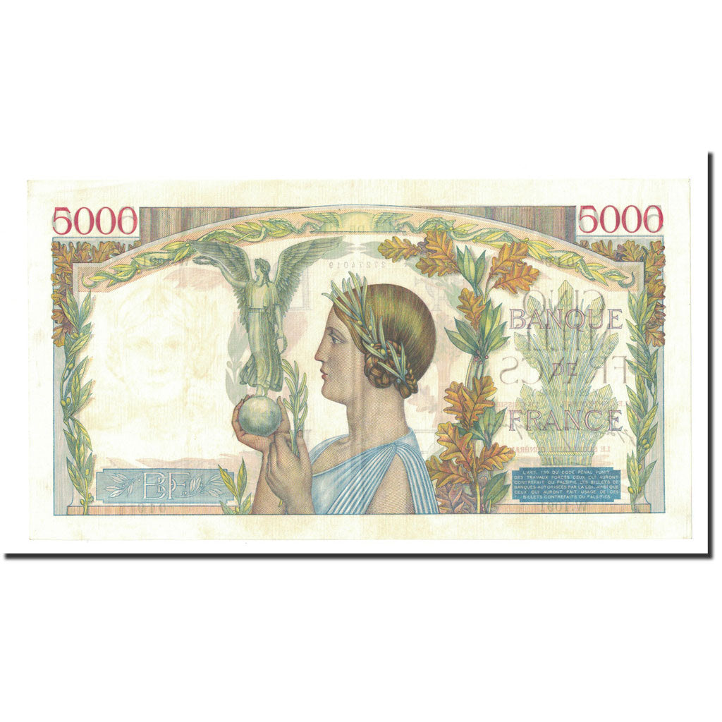 Frankreich, 5000 Francs, 1942-10-22, VZ, Fayette:46.43, KM:97c