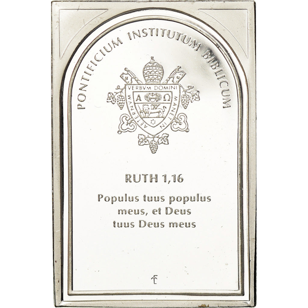 Vaticano, medaglia, Institut Biblique Pontifical, Ruth 1:16, Religions &