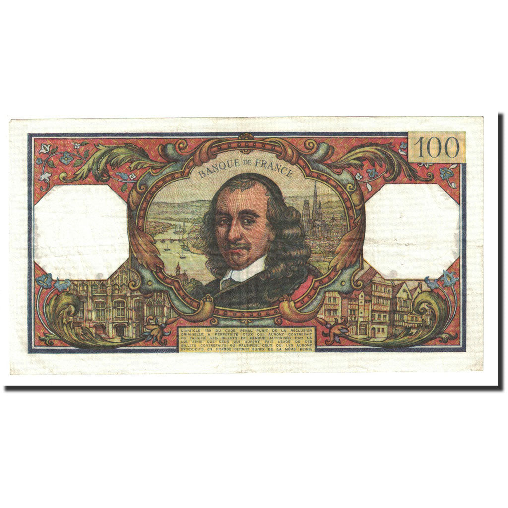France, 100 Francs, 1967-02-02, AU(50-53), Fayette:65.16, KM:149b