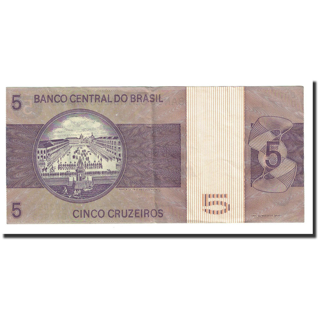 Banknote, Brazil, 5 Cruzeiros, 1974, KM:192c, EF(40-45)