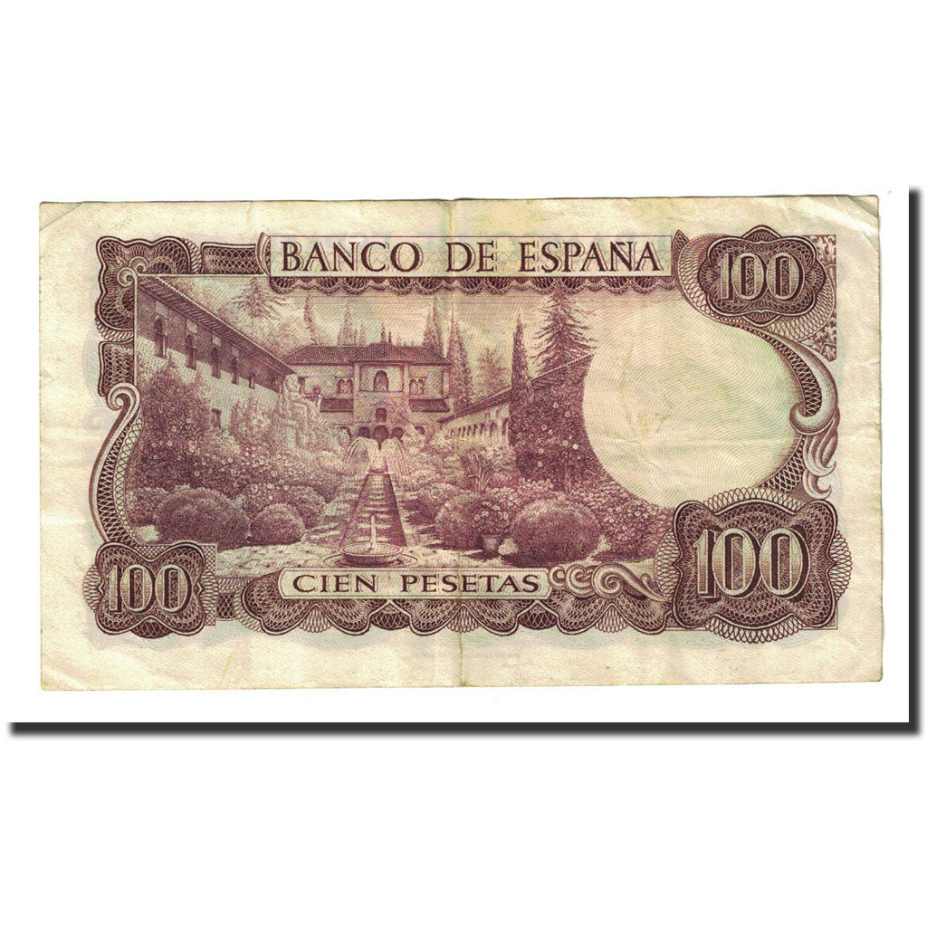 Banknote, Spain, 100 Pesetas, 1970-11-17, KM:152a, VF(20-25)