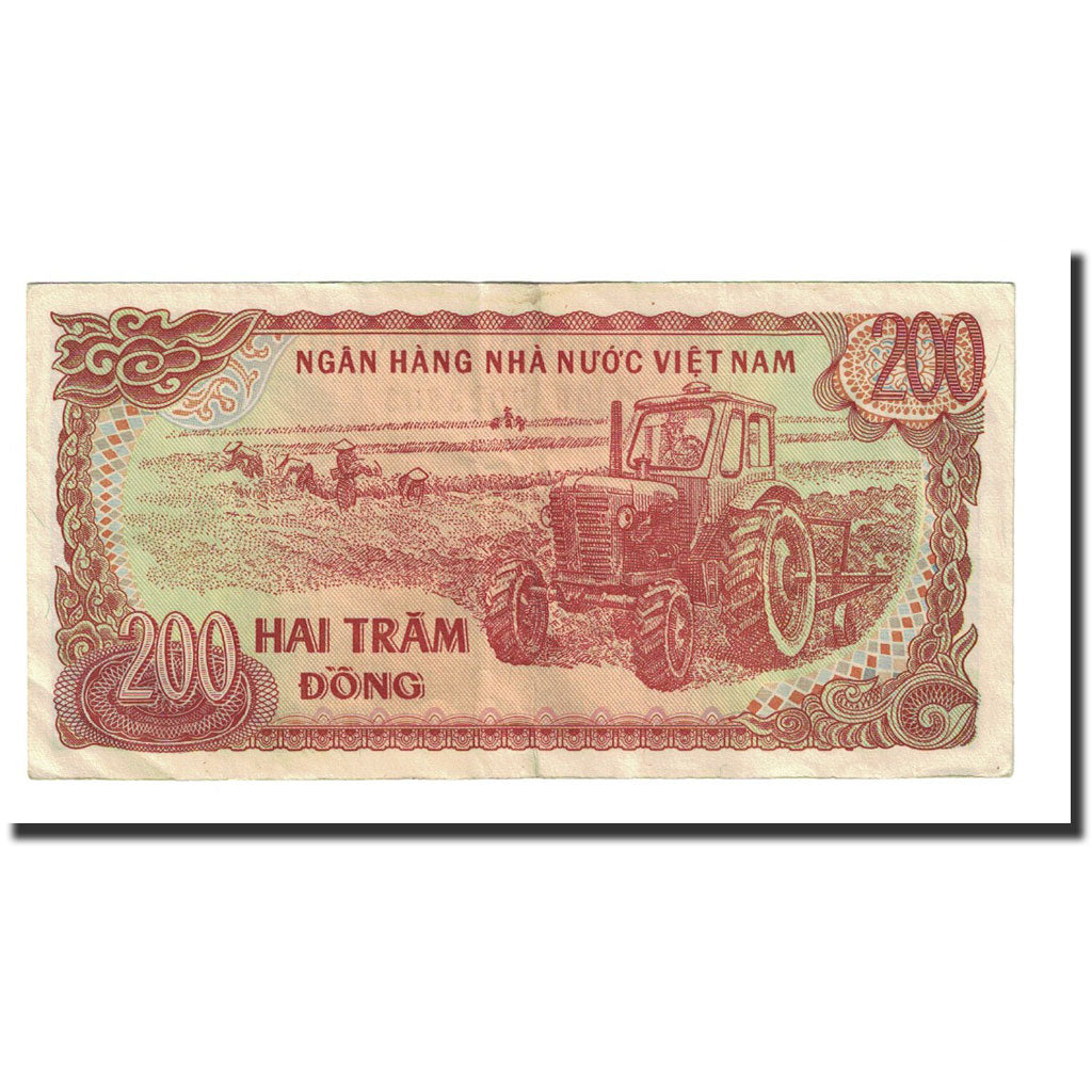 Banknote, Vietnam, 200 D<ox>ng, 1987, KM:100a, AU(50-53)
