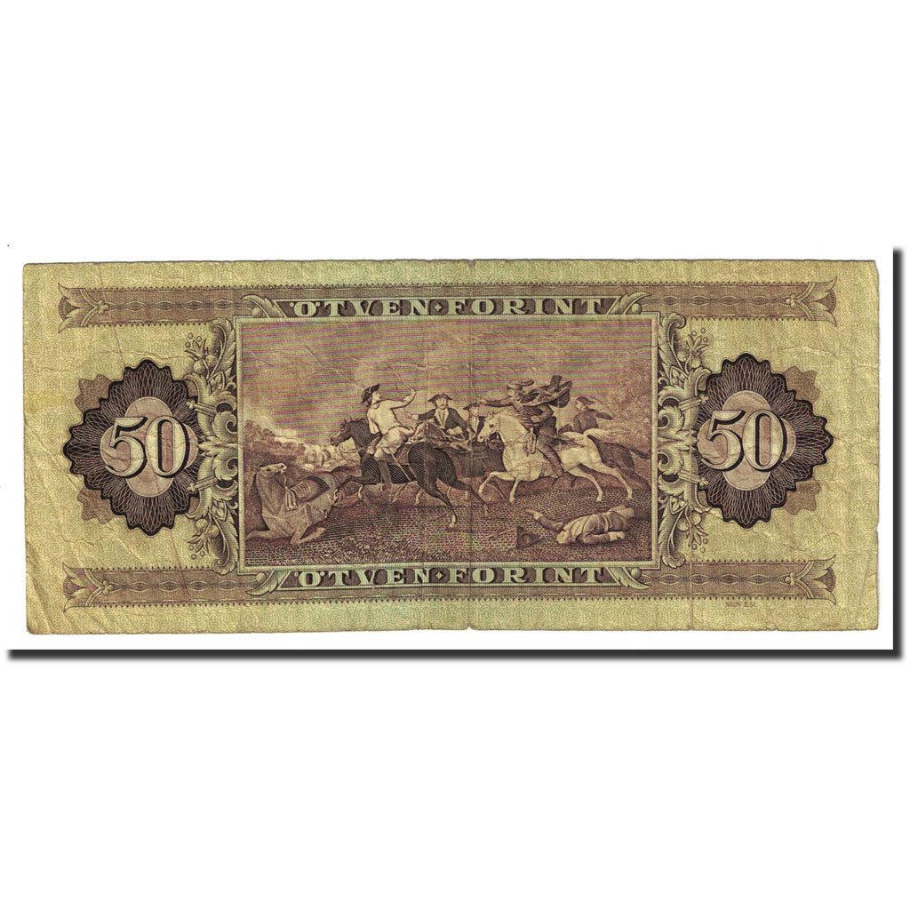 Banknote, Hungary, 50 Forint, 1986-11-04, KM:170g, VF(20-25)