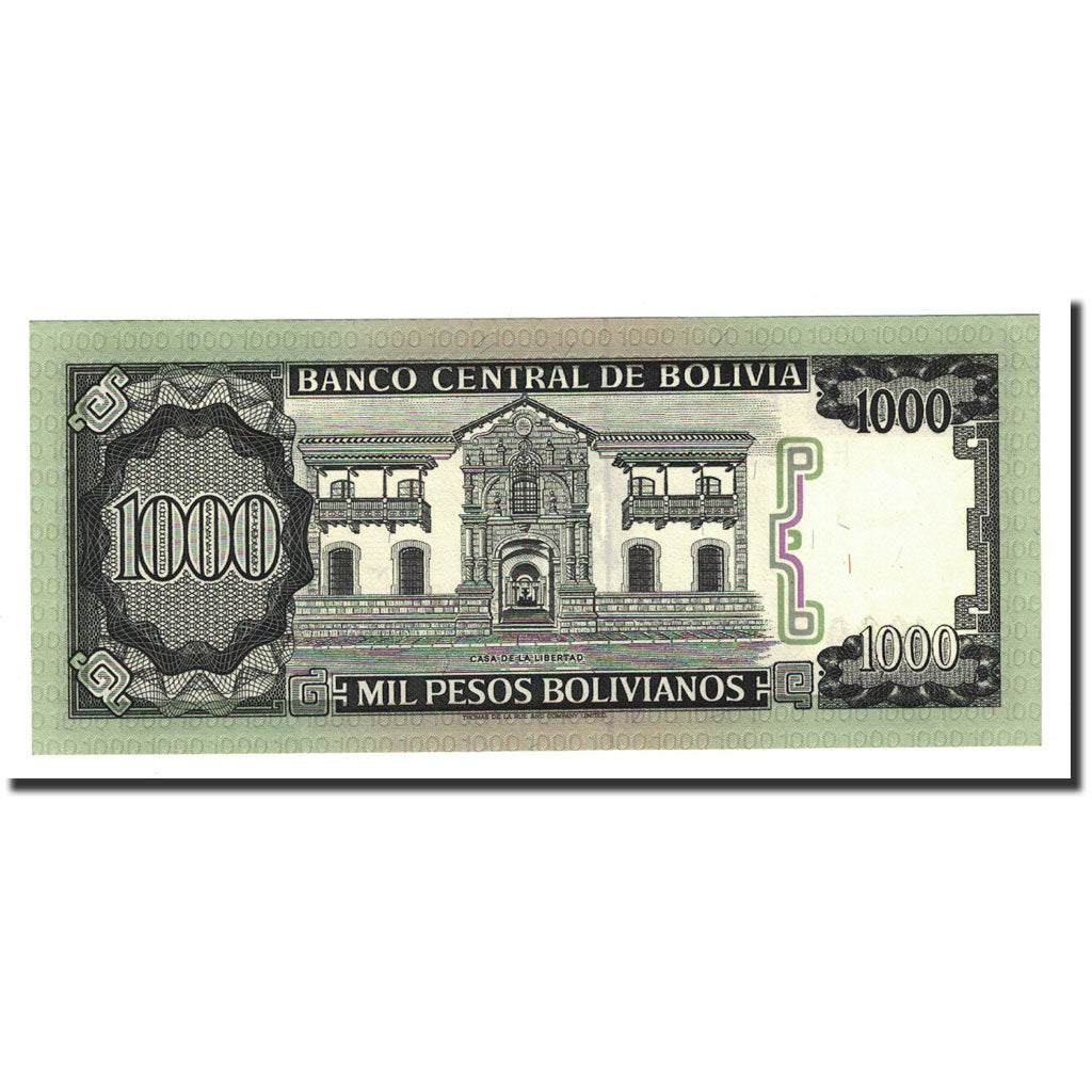 Billet, Bolivie, 1000 Pesos Bolivianos, 1982-06-25, KM:167a, NEUF