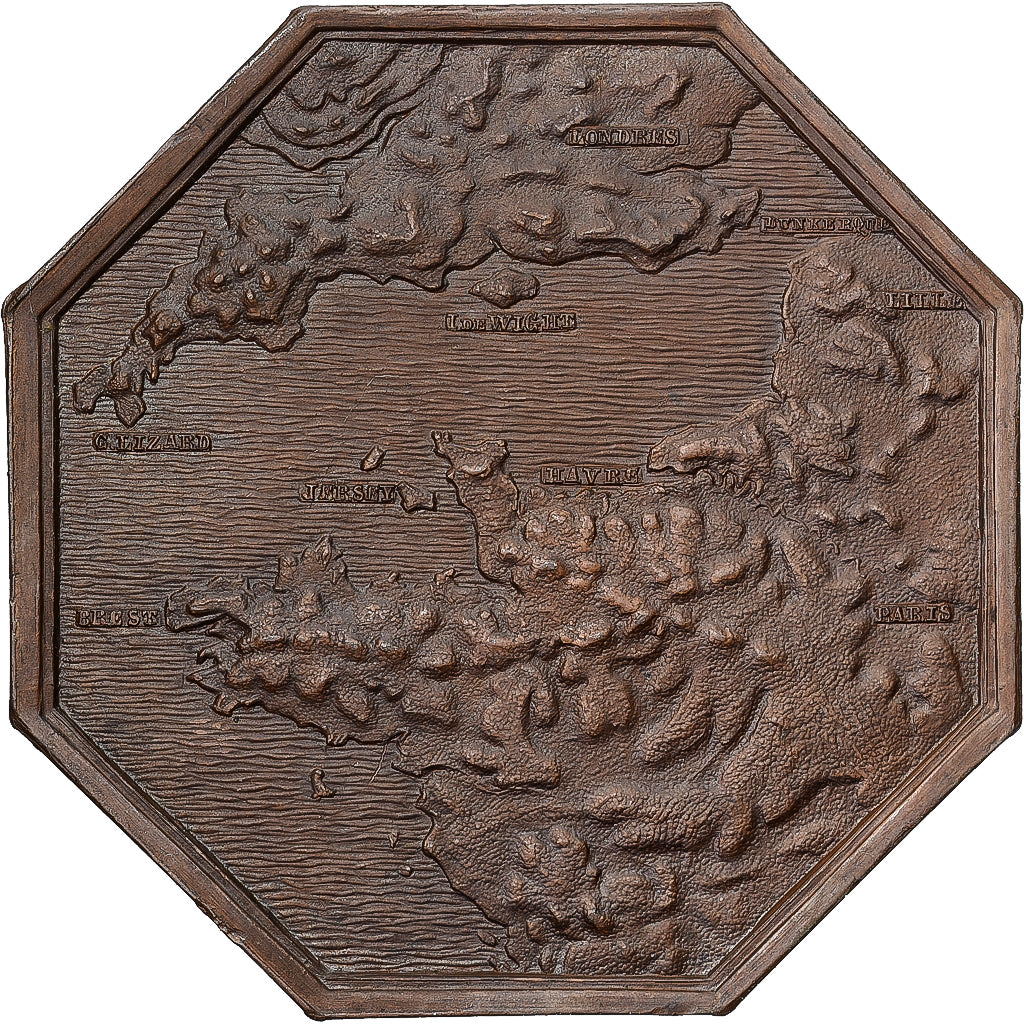 France, Token, Insurance, Assurances Maritimes, Hâvre, La Manche, 1862, MS(63)