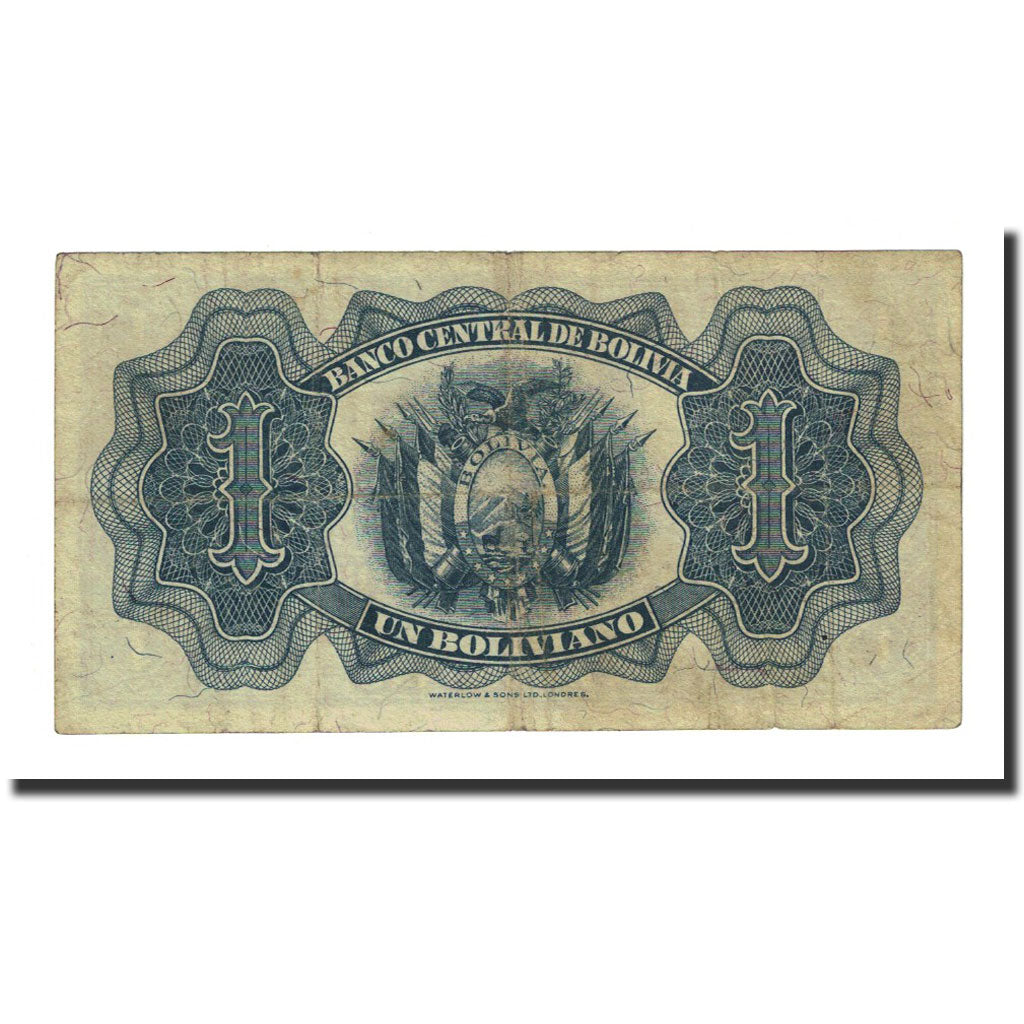 Geldschein, Bolivien, 1 Boliviano, 1928-07-20, KM:128a, UNZ