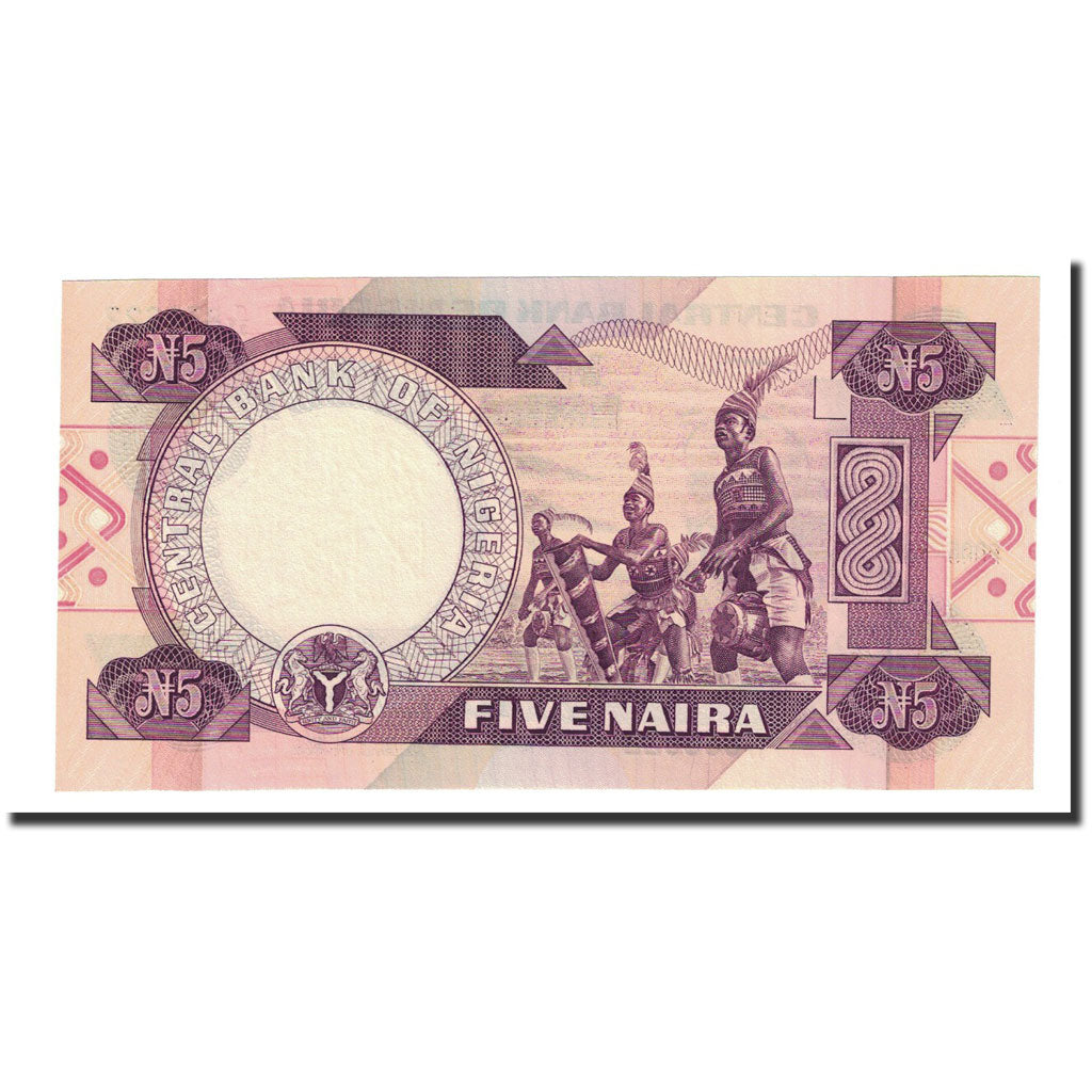 Banknote, Nigeria, 5 Naira, 2005, KM:24j, UNC(65-70)