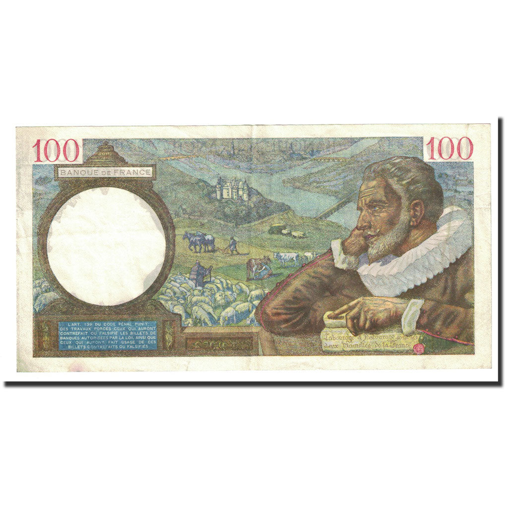 France, 100 Francs, 100 F 1939-1942 ''Sully'', 1941-05-21, SUP, Fayette:26.52