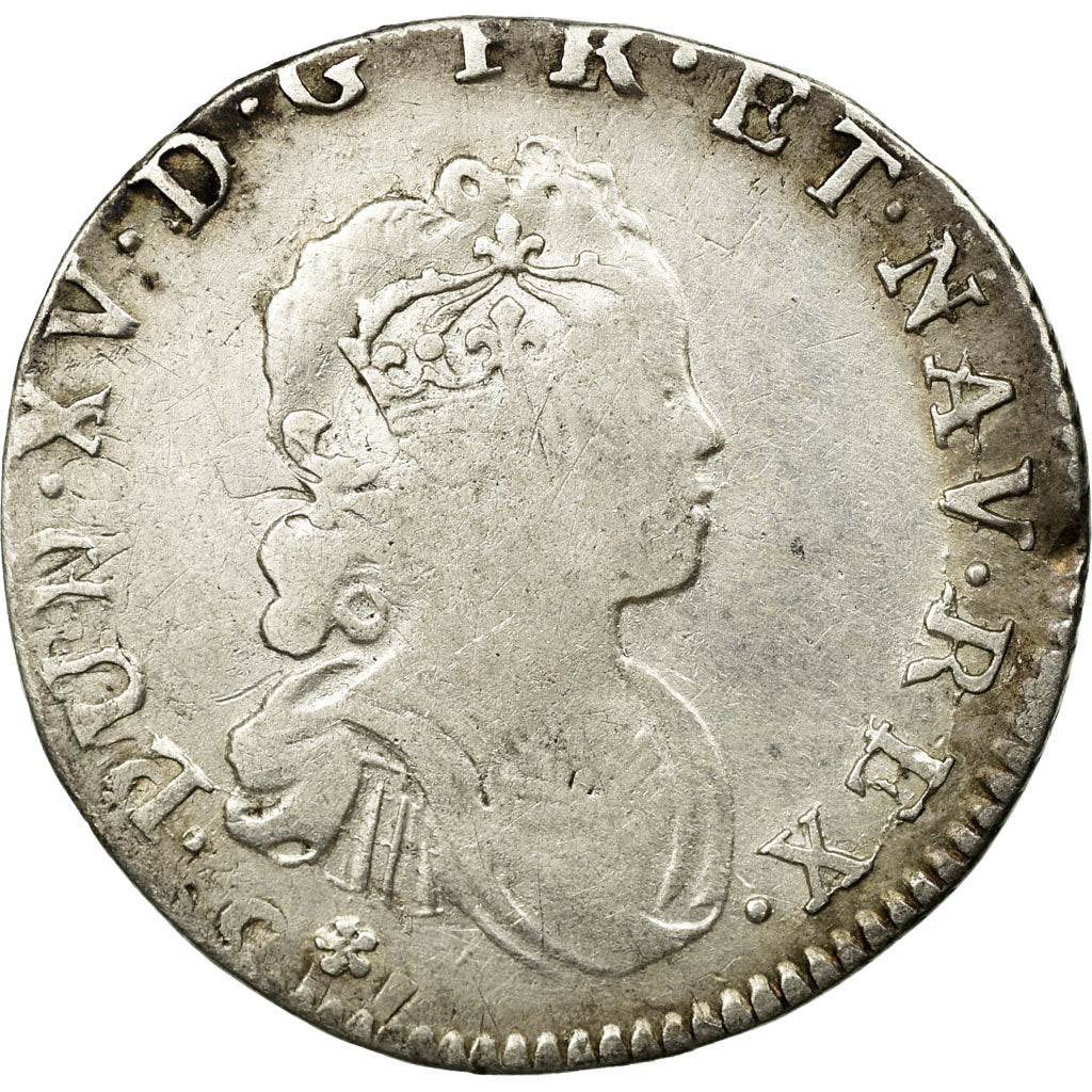 Coin, France, Louis XV, 1/10 Écu Vertugadin, 12 Sols, 1/10 ECU, 1718, Lille
