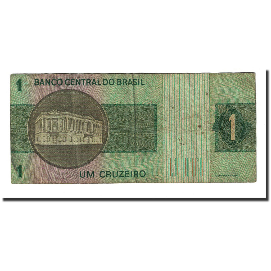 Banknote, Brazil, 1 Cruzeiro, Undated (1970-1972), KM:191a, VG(8-10)