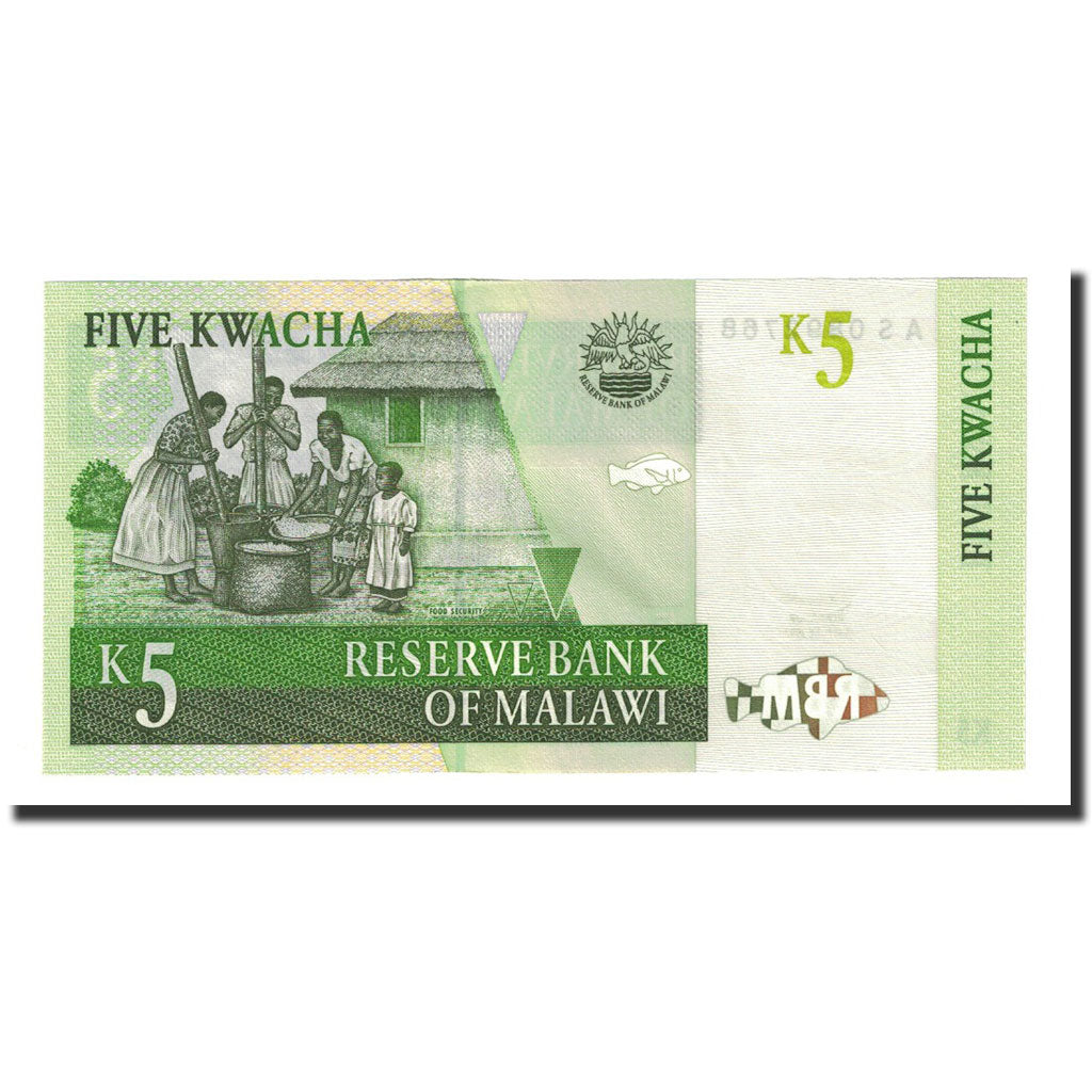Billete, 5 Kwacha, Malawi, 1997-07-01, KM:36a, UNC